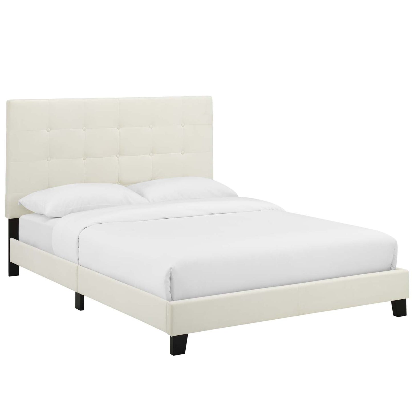 Modway Melanie Twin Tufted Button Upholstered Performance Velvet Platform Bed | Beds | Modishstore-16