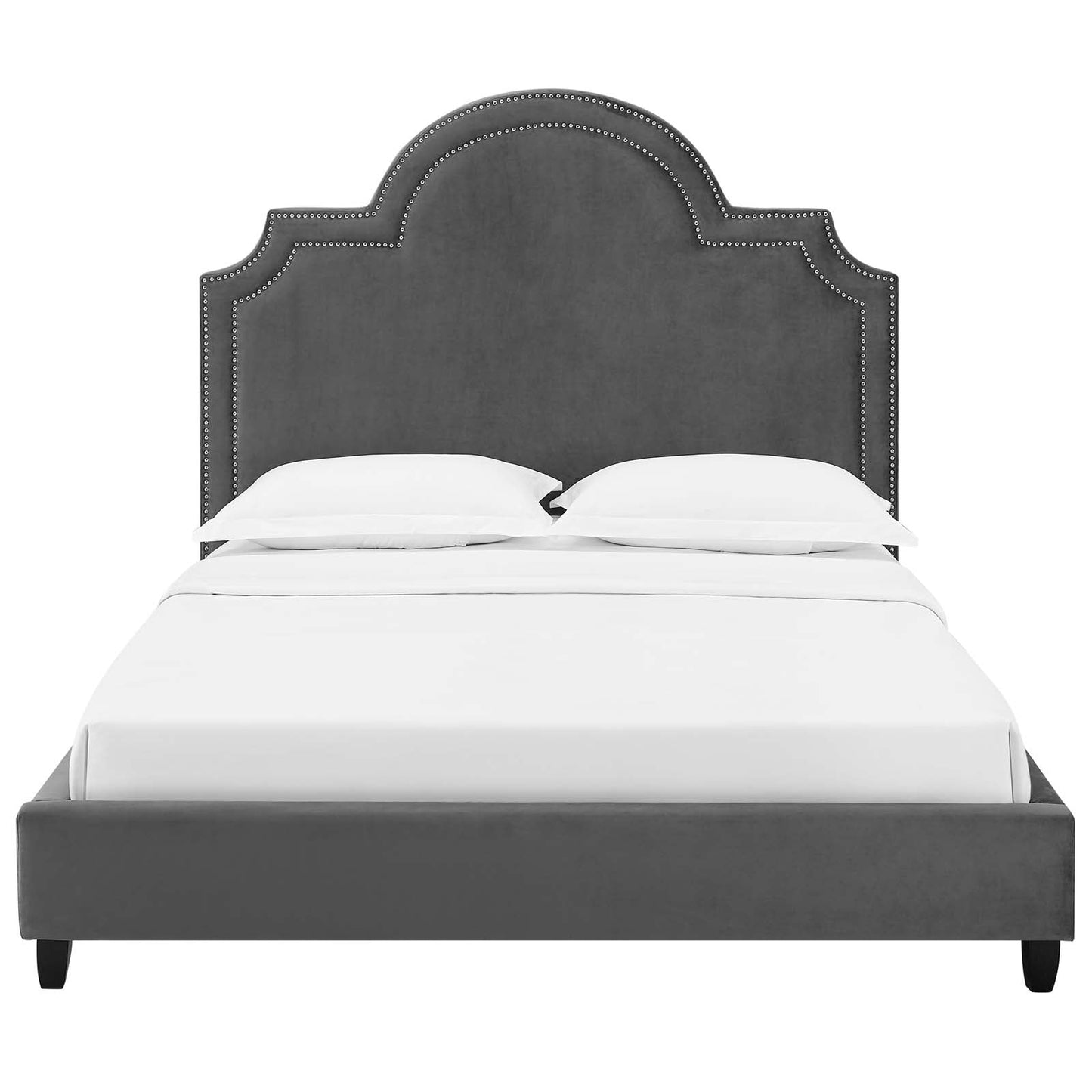 Modway Primrose Queen Performance Velvet Platform Bed | Beds | Modishstore-17