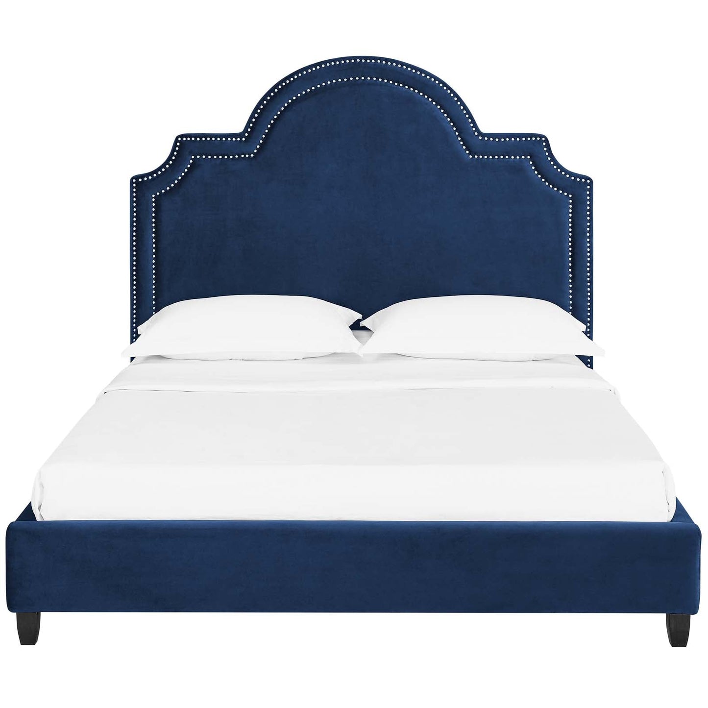 Modway Primrose Queen Performance Velvet Platform Bed | Beds | Modishstore-4