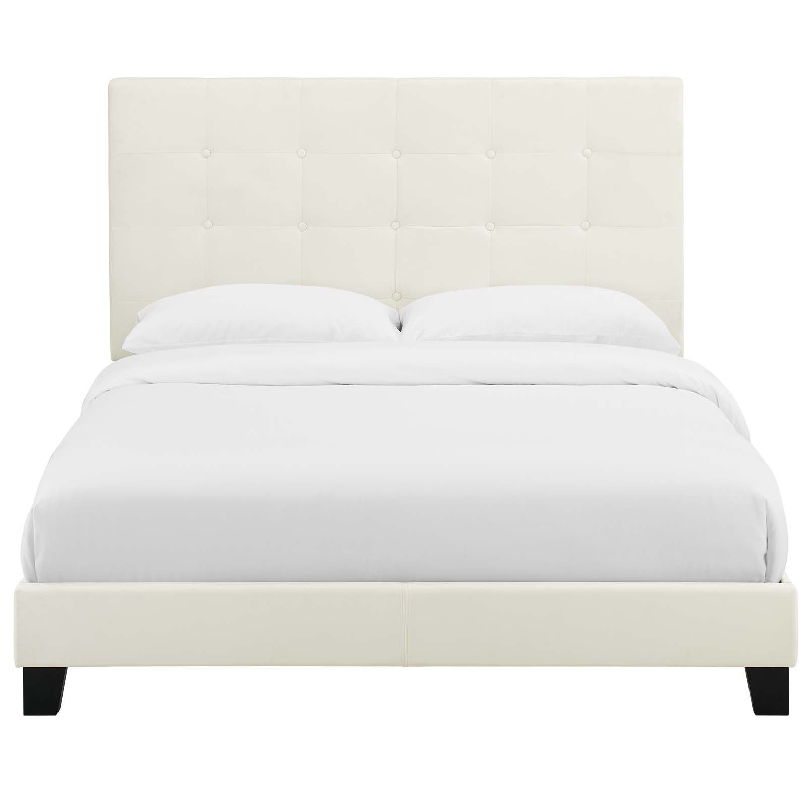 Modway Melanie Full Tufted Button Upholstered Performance Velvet Platform Bed | Beds | Modishstore-17