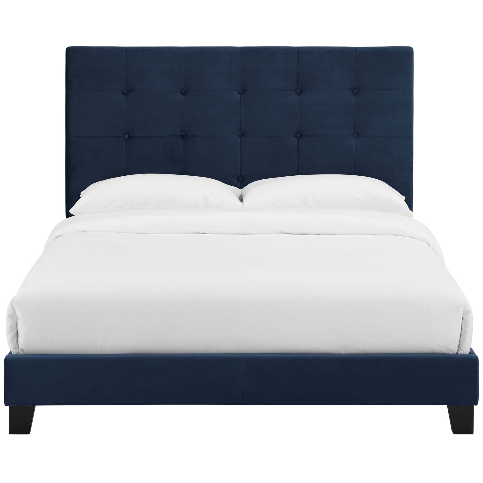 Modway Melanie Full Tufted Button Upholstered Performance Velvet Platform Bed | Beds | Modishstore-7
