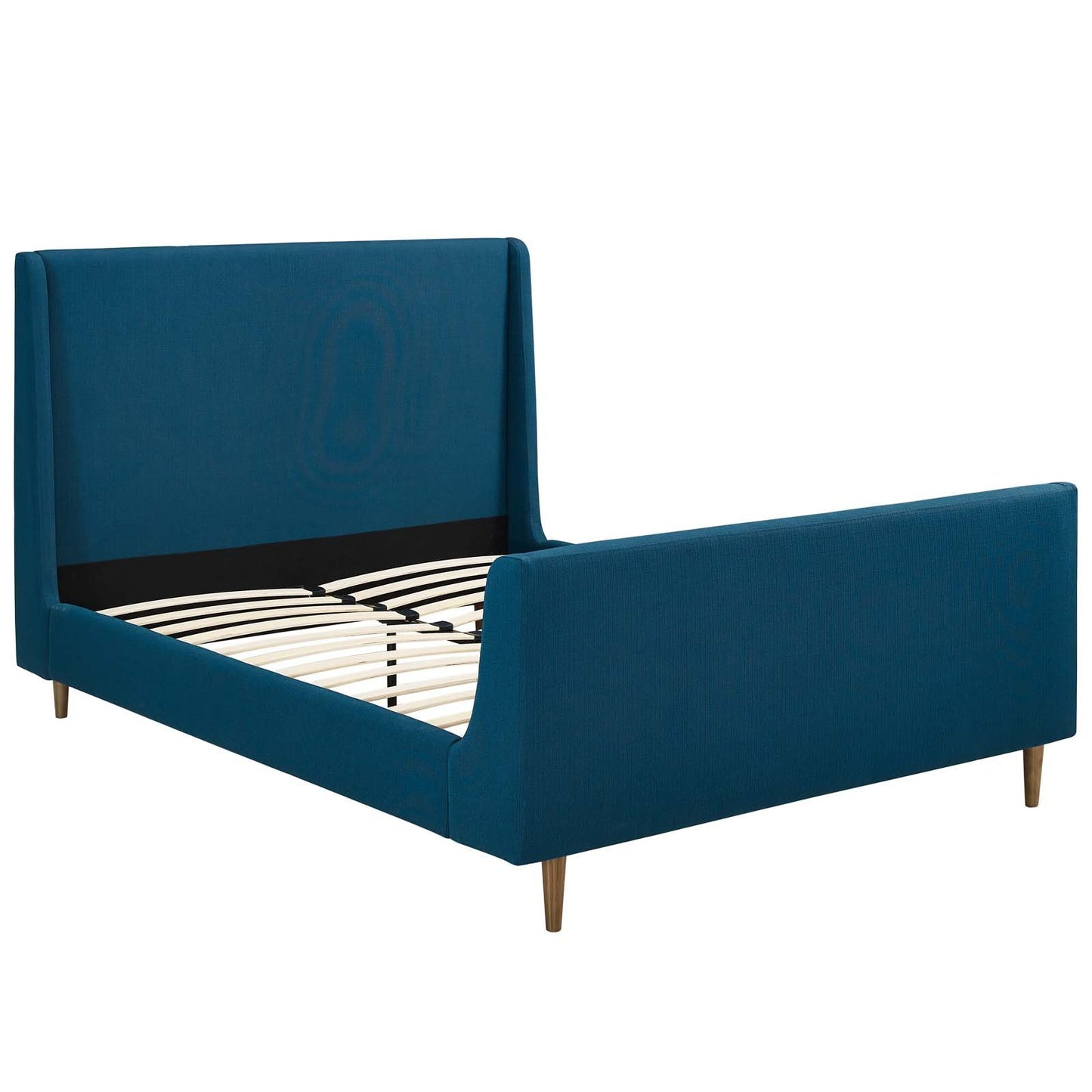 Modway Aubree Queen Upholstered Fabric Sleigh Platform Bed