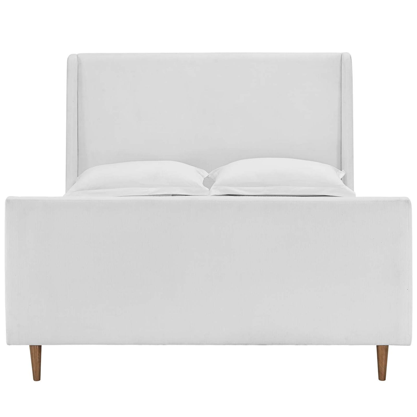 Modway Aubree Queen Upholstered Fabric Sleigh Platform Bed