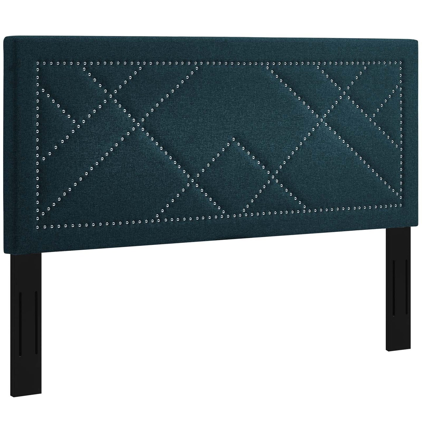 Modway Reese Nailhead Full / Queen Upholstered Linen Fabric Headboard | Headboards | Modishstore-19