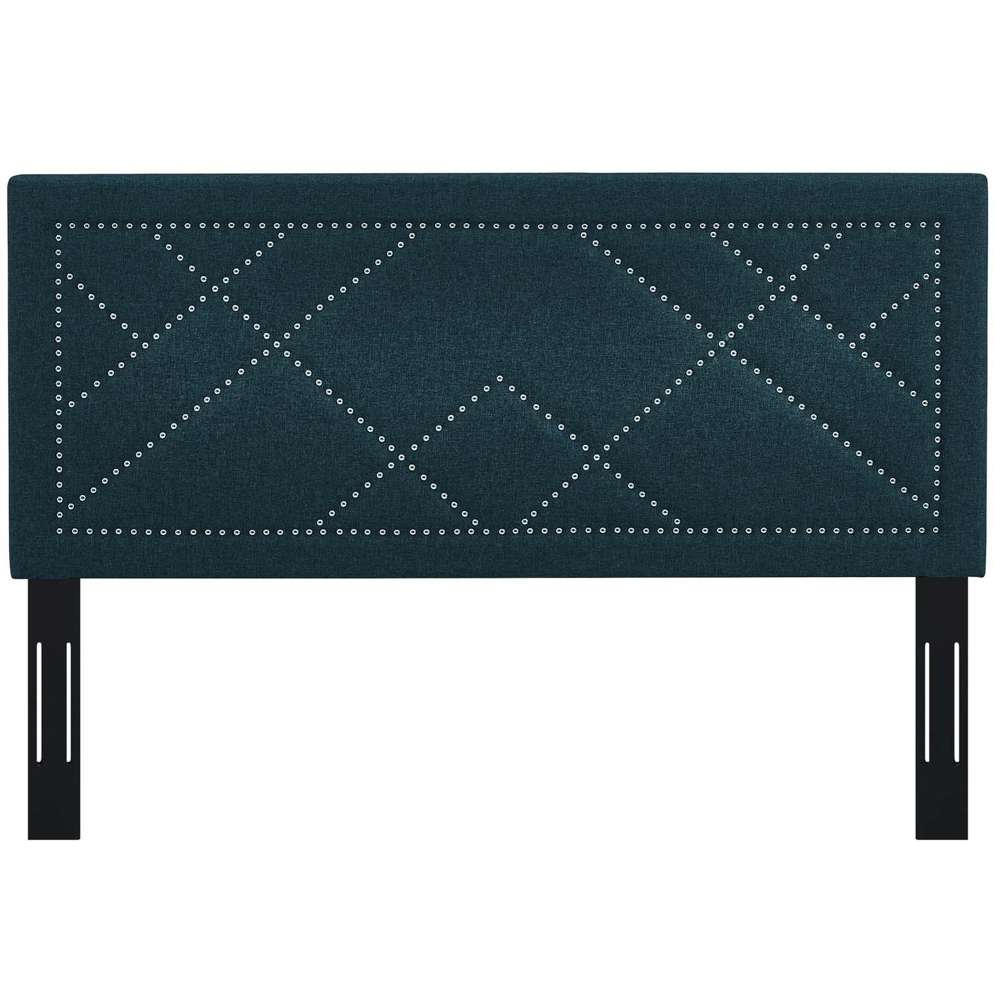Modway Reese Nailhead King and California King Upholstered Linen Fabric Headboard
