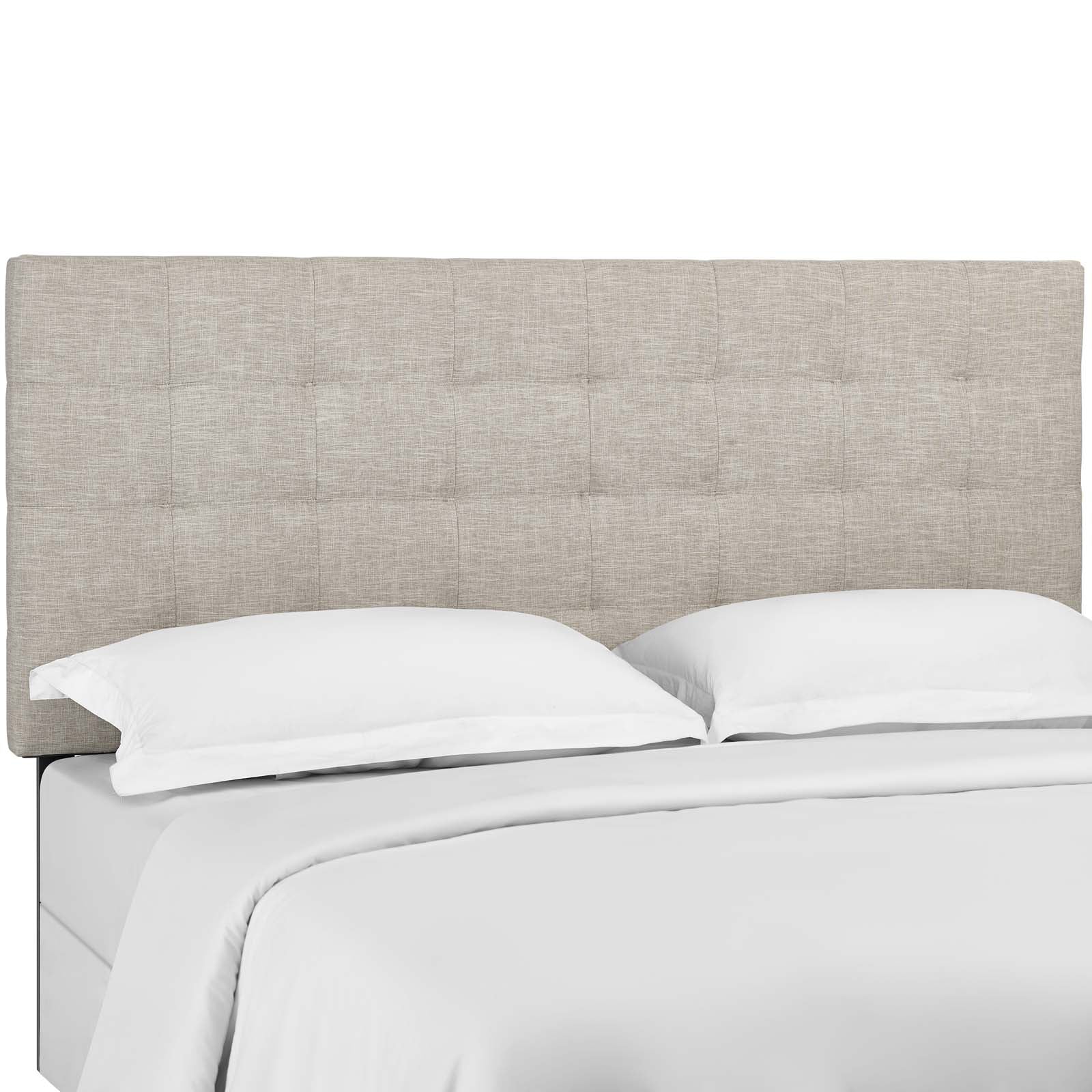 Modway Paisley Tufted Twin Upholstered Linen Fabric Headboard | Headboards | Modishstore-7