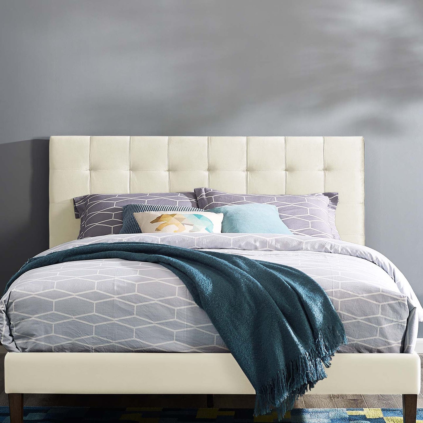 Modway Paisley Tufted Twin Upholstered Performance Velvet Headboard | Headboards | Modishstore