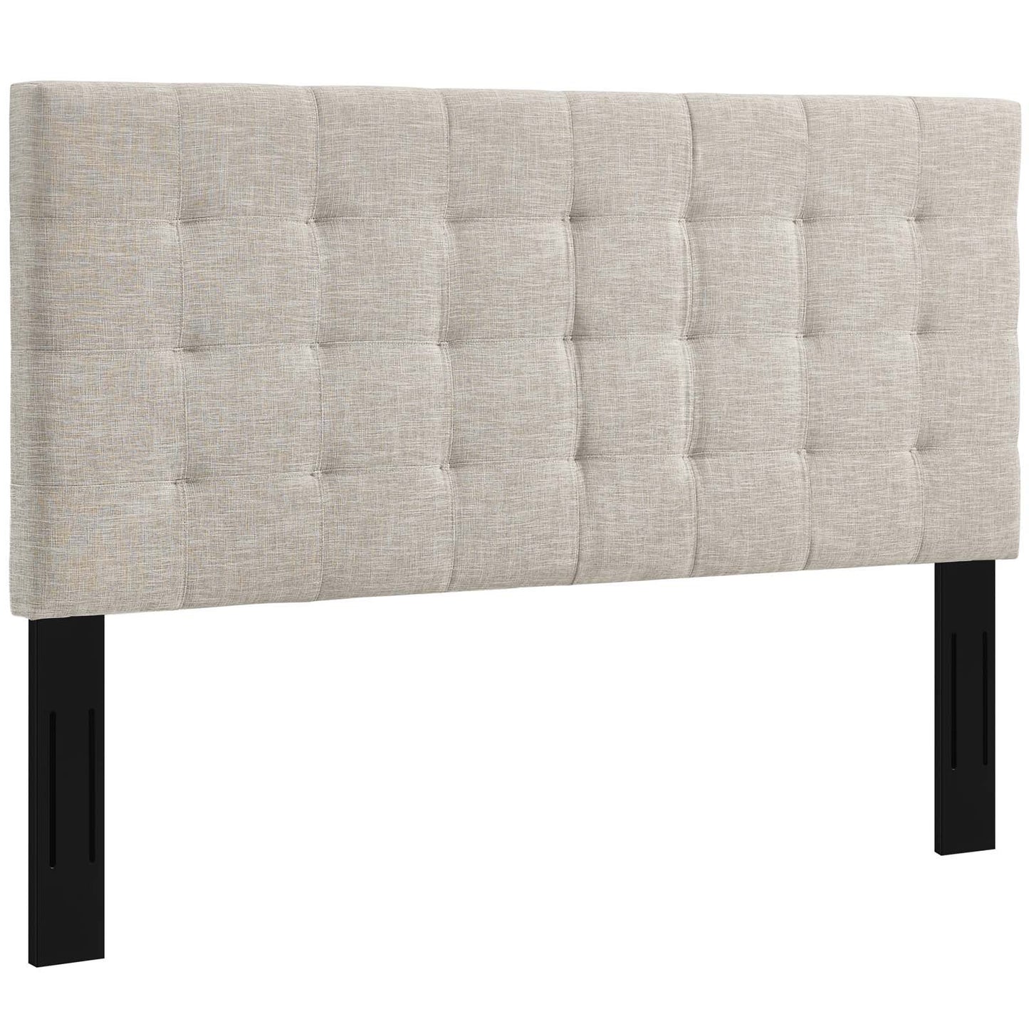 Modway Paisley Tufted Full / Queen Upholstered Linen Fabric Headboard
