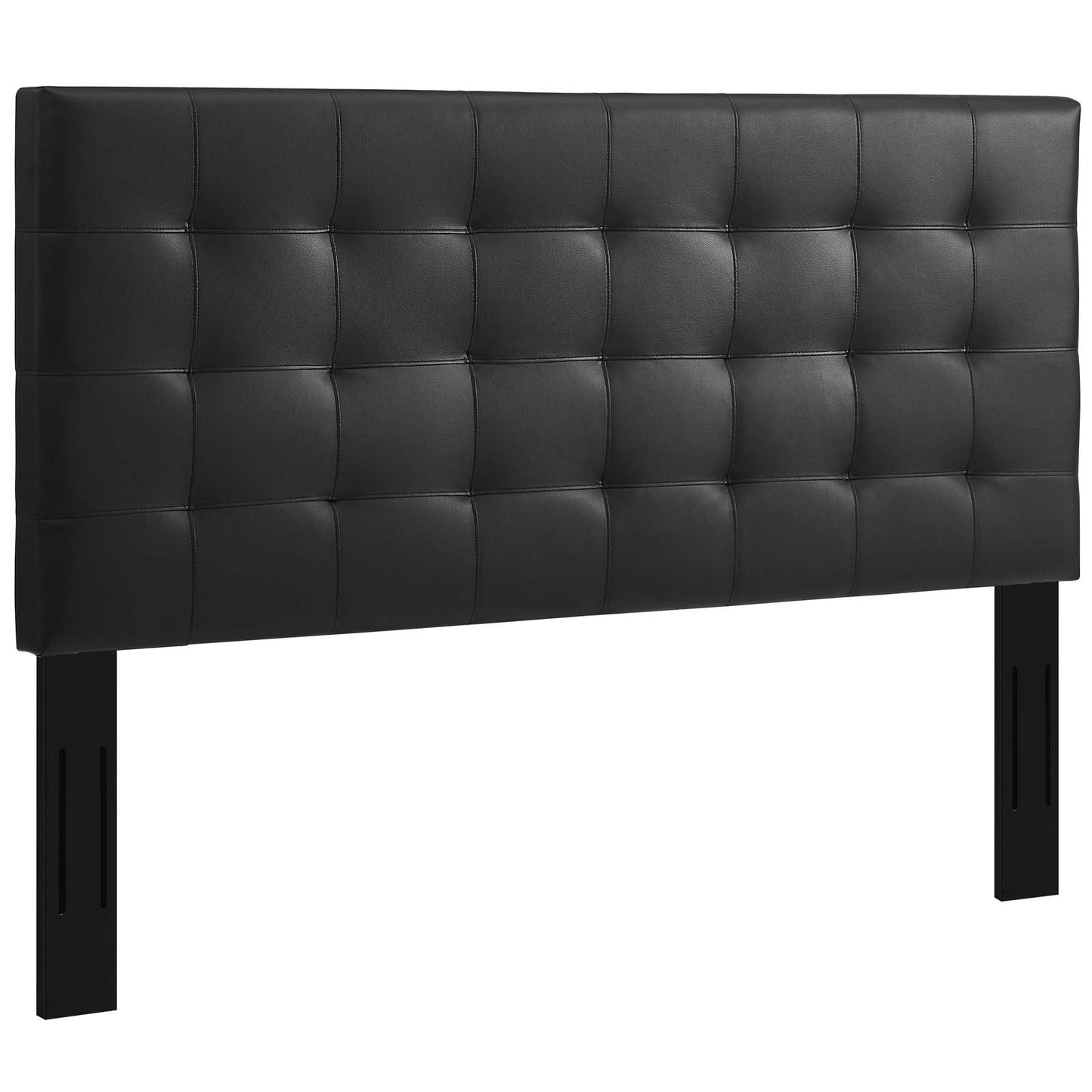 Modway Paisley Tufted Full / Queen Upholstered Faux Leather Headboard | Headboards | Modishstore-3
