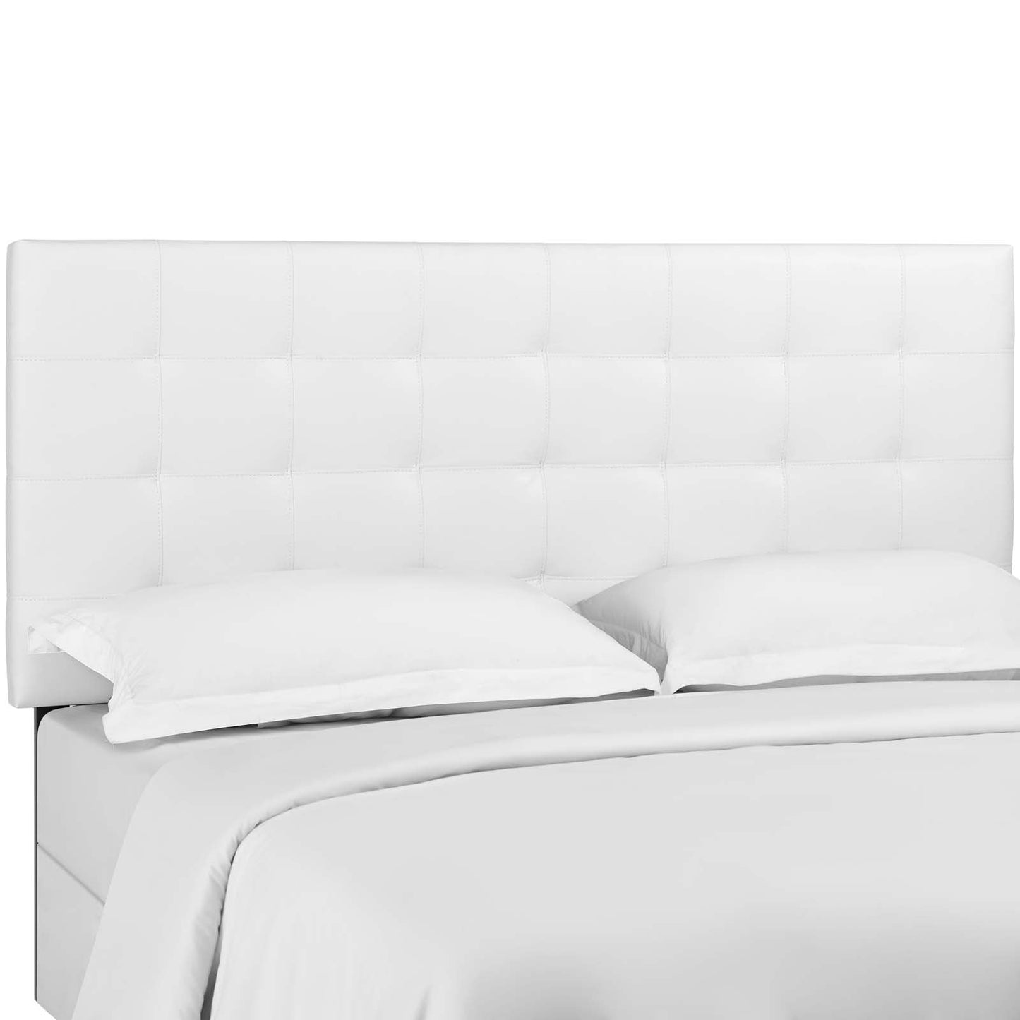 Modway Paisley Tufted King and California King Upholstered Faux Leather Headboard | Headboards | Modishstore-8
