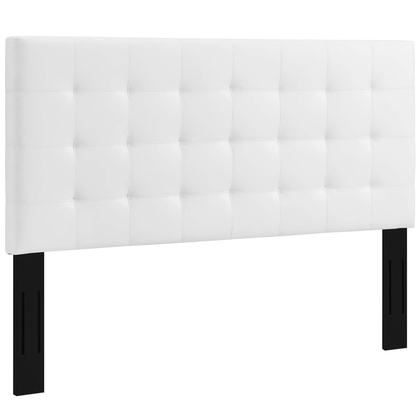 Modway Paisley Tufted King and California King Upholstered Faux Leather Headboard | Headboards | Modishstore-6