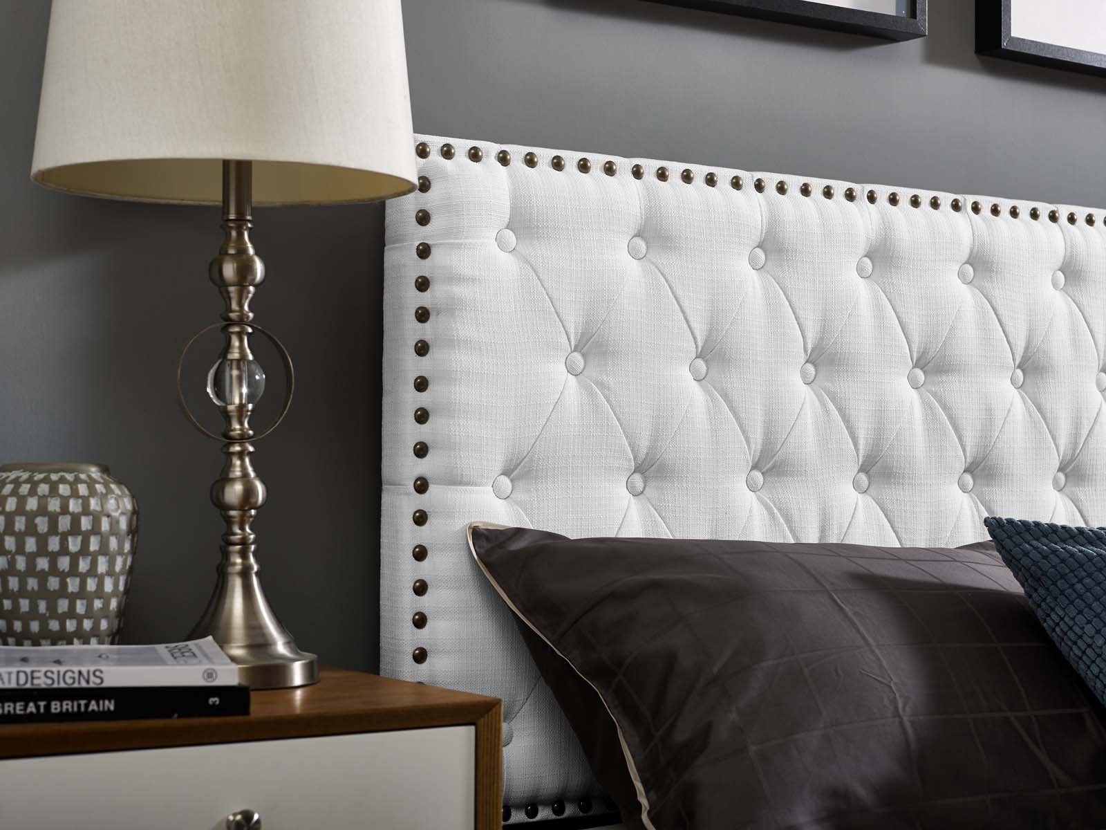 Modway Helena Tufted Twin Upholstered Linen Fabric Headboard | Headboards | 