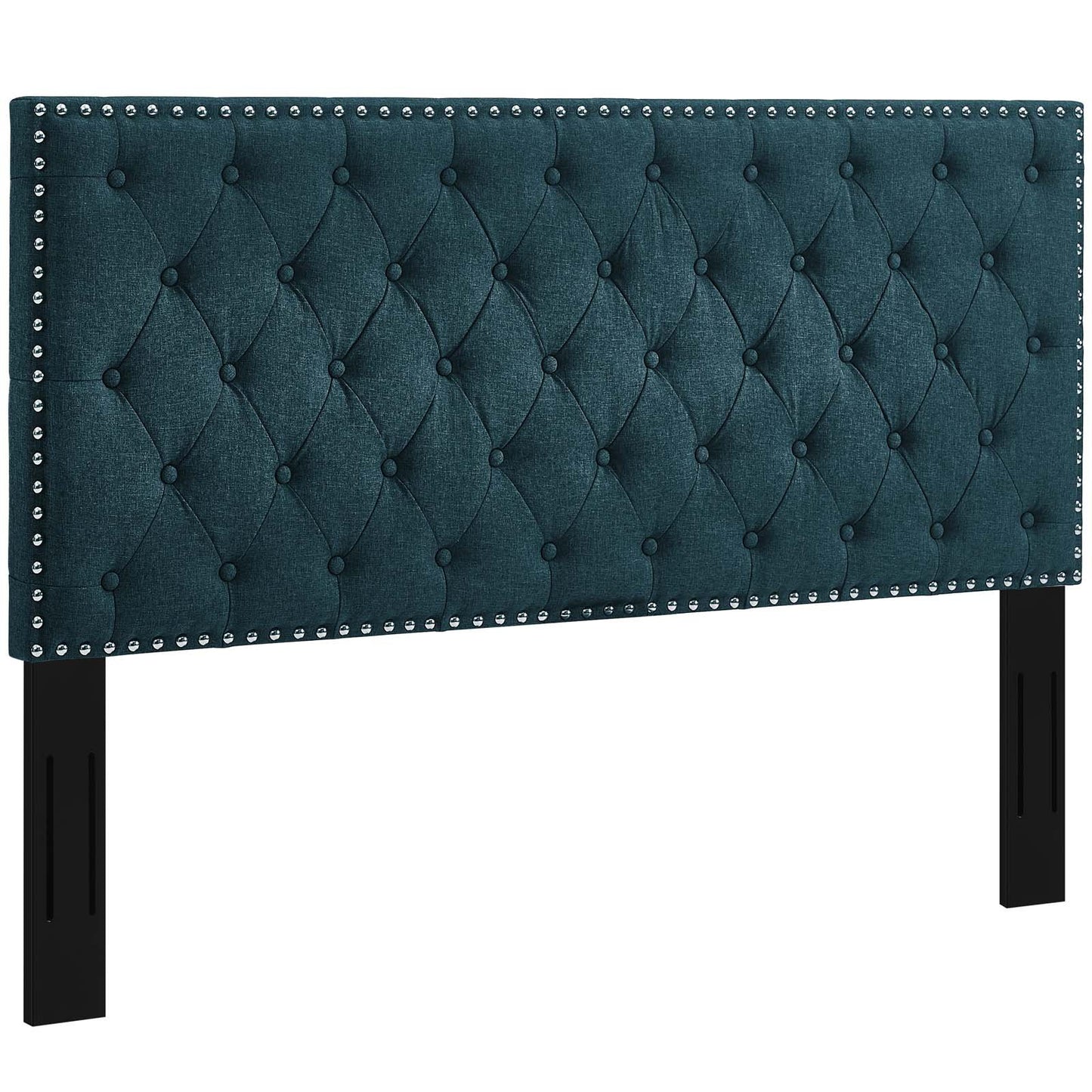 Modway Helena Tufted Full / Queen Upholstered Linen Fabric Headboard