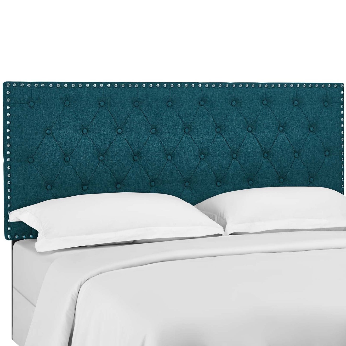 Modway Helena Tufted King and California King Upholstered Linen Fabric Headboard | Headboards | 