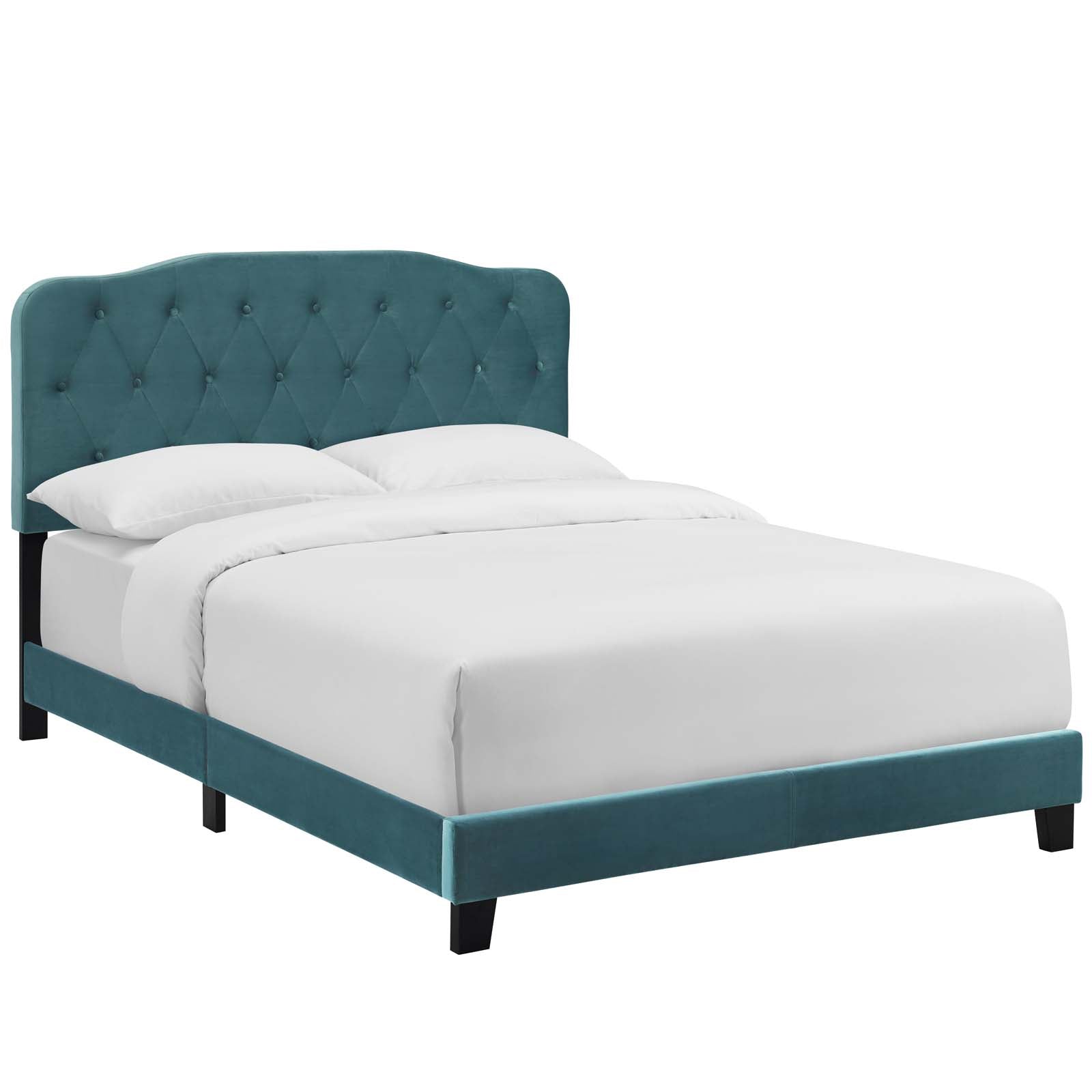Amelia Twin Performance Velvet Bed By Modway - MOD-5862 | Beds - 2