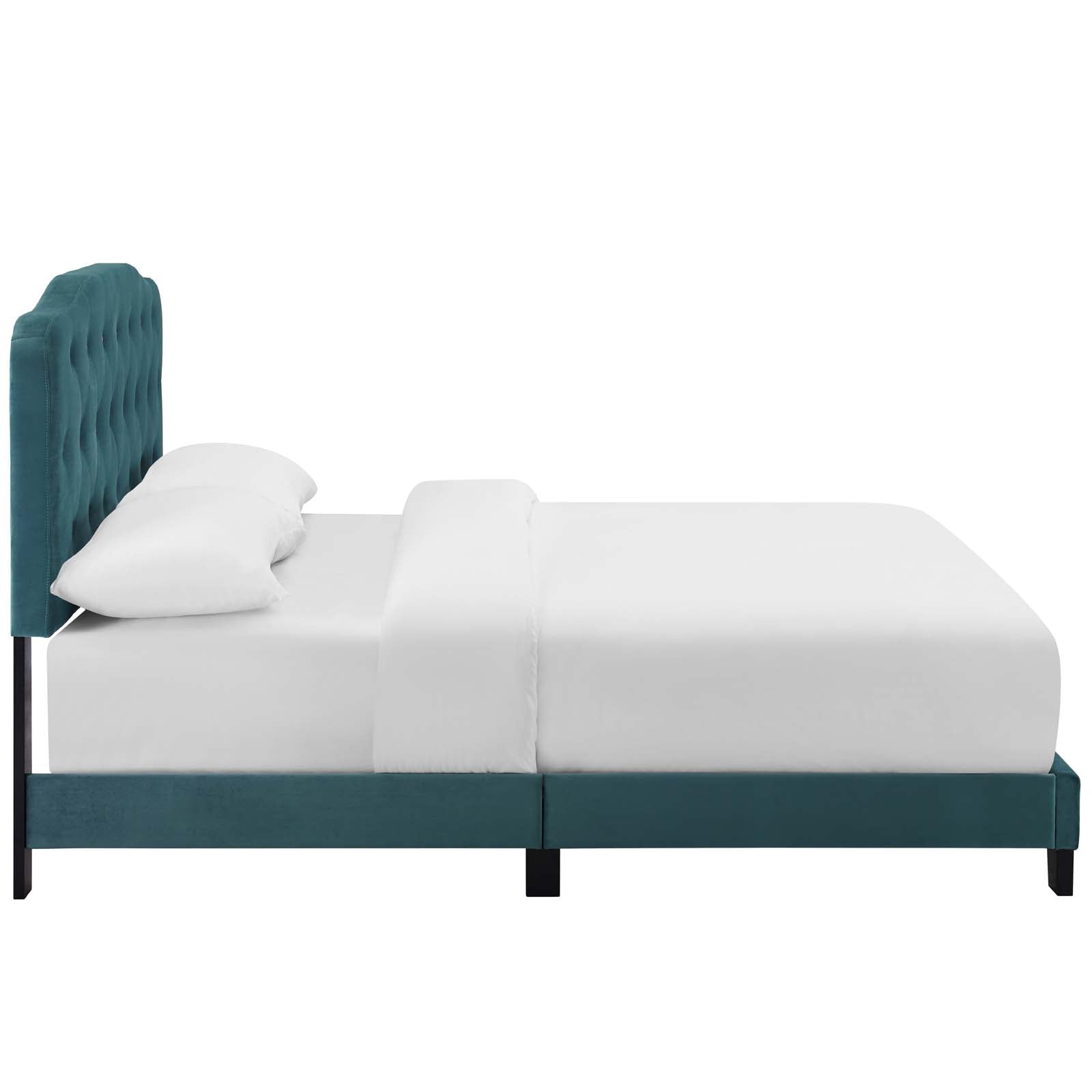Amelia Twin Performance Velvet Bed By Modway - MOD-5862 | Beds - 4
