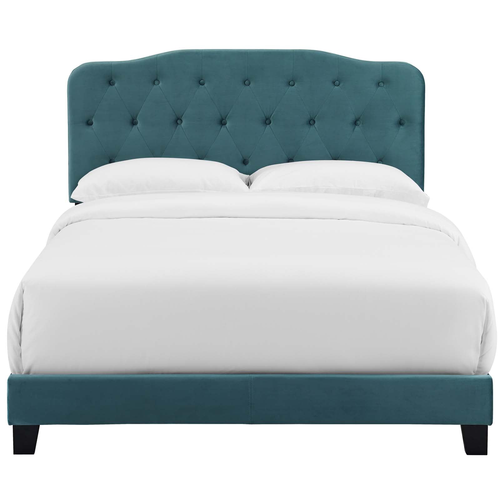 Amelia Twin Performance Velvet Bed By Modway - MOD-5862 | Beds - 5