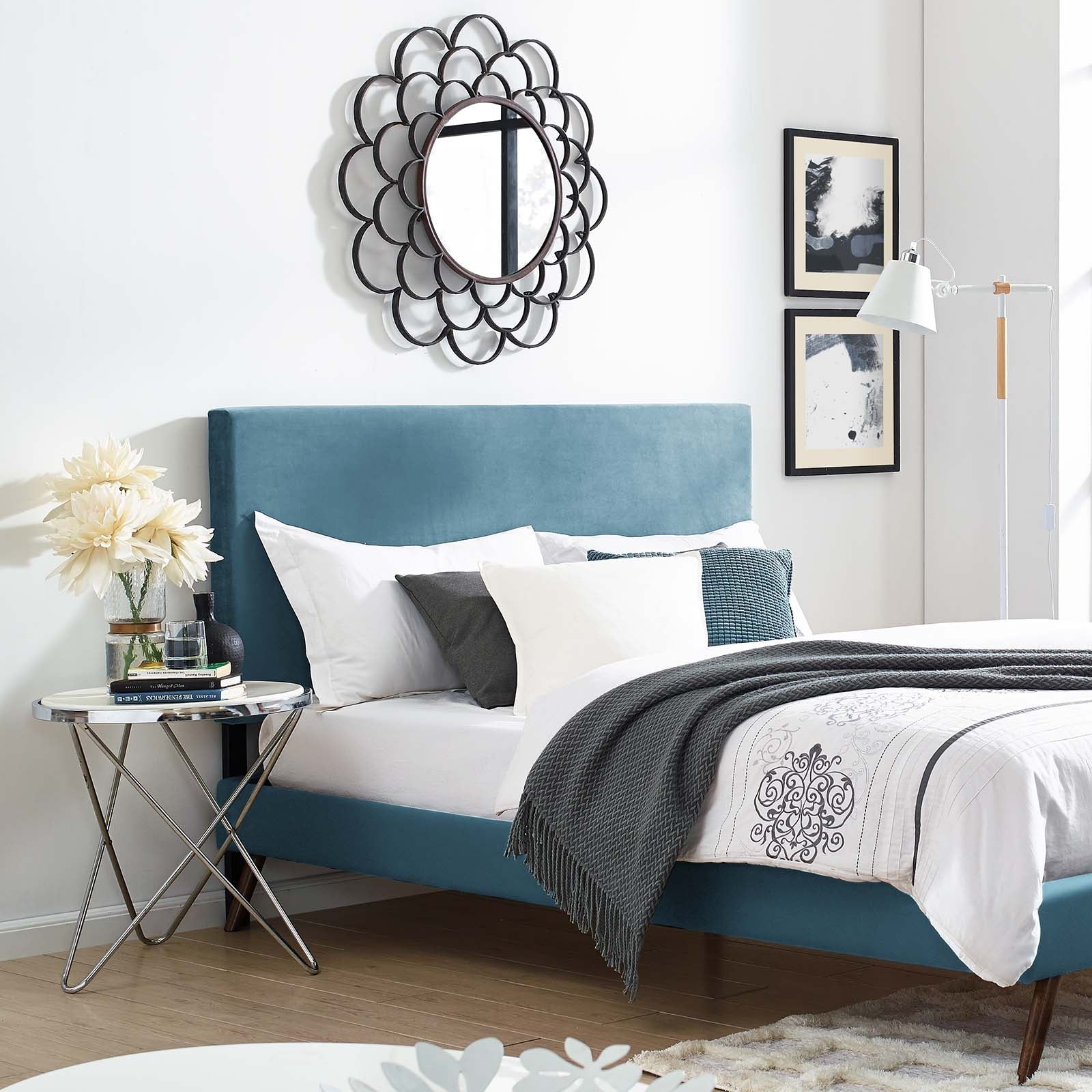 Modway Taylor Twin Upholstered Performance Velvet Headboard | Headboards | Modishstore-10