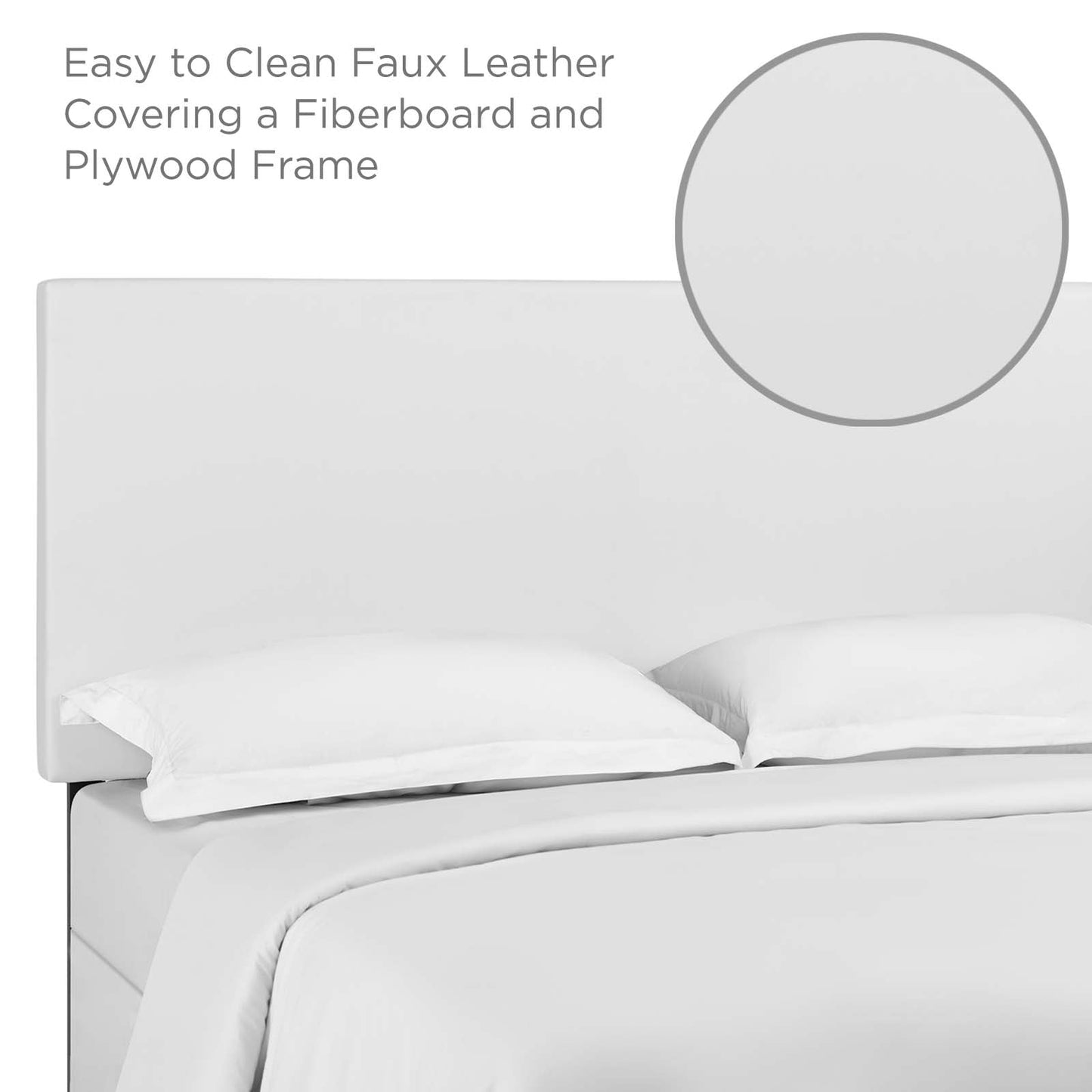 Taylor Twin Upholstered Faux Leather Headboard By Modway - MOD-5876 | Headboards | Modishstore - 6