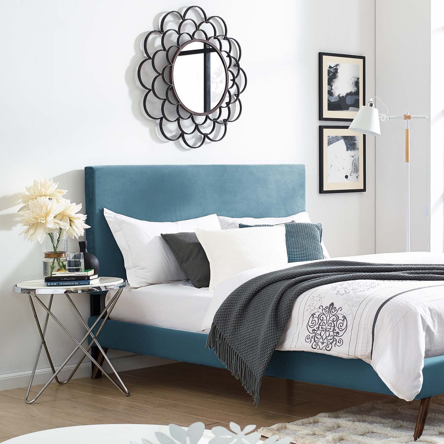 Modway Taylor Full / Queen Upholstered Performance Velvet Headboard