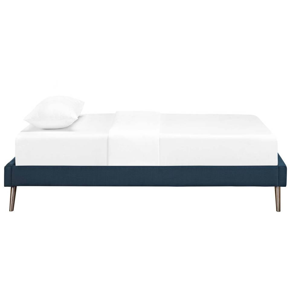 Modway Loryn Twin Fabric Bed Frame with Round Splayed Legs | Beds | Modishstore-4