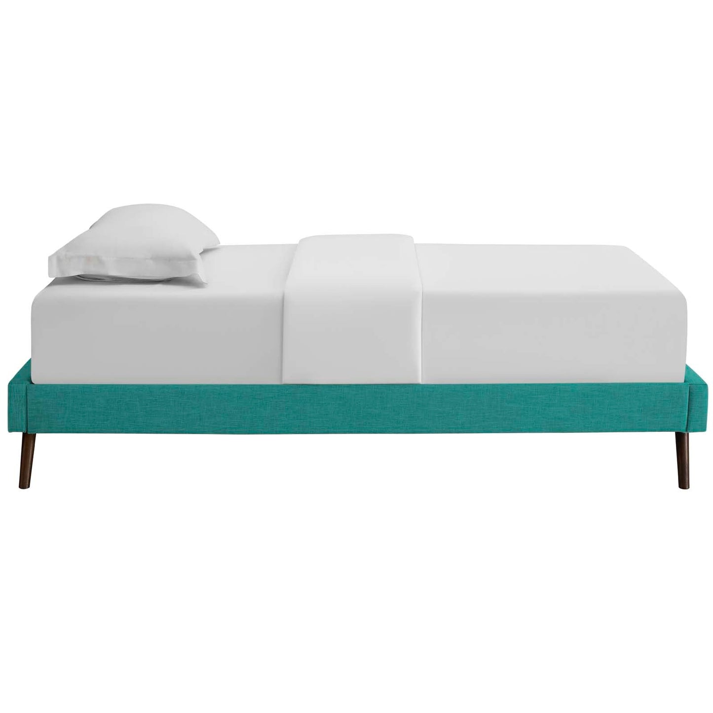 Modway Loryn Twin Fabric Bed Frame with Round Splayed Legs | Beds | Modishstore-16