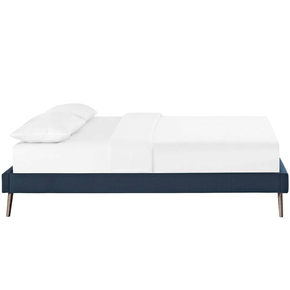 Modway Loryn Full Fabric Bed Frame with Round Splayed Legs | Beds | Modishstore-5