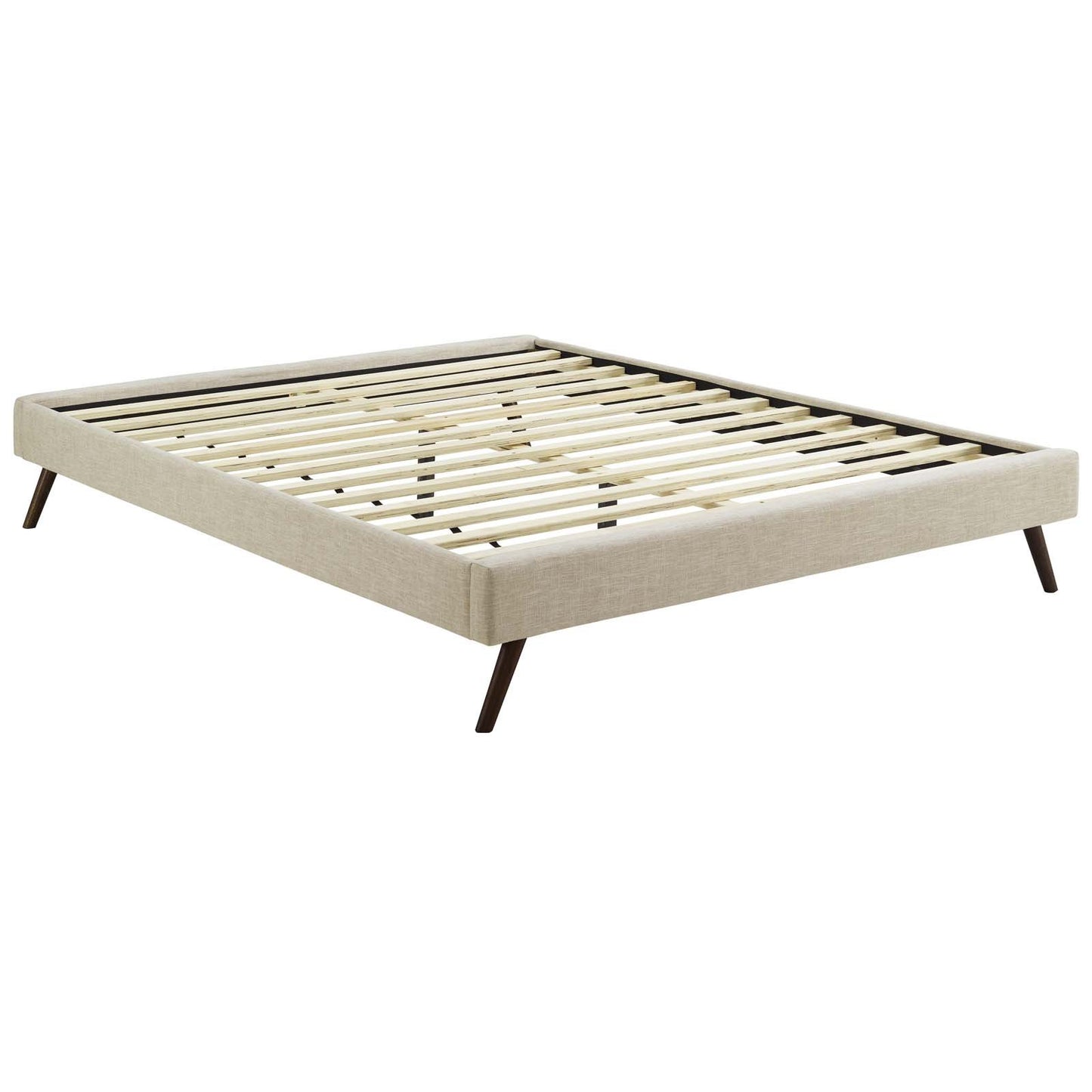 Modway Loryn Full Fabric Bed Frame with Round Splayed Legs