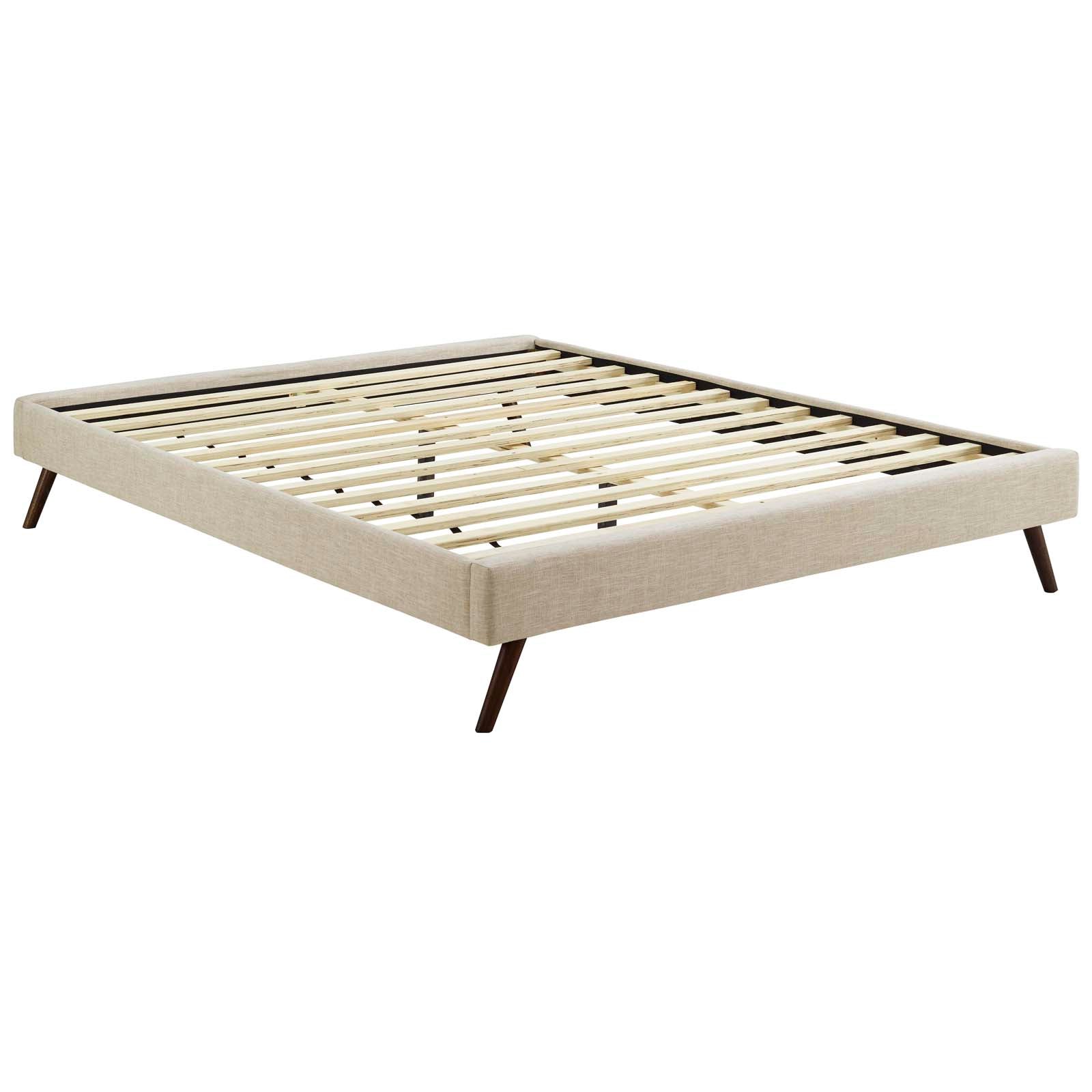 Modway Loryn Full Fabric Bed Frame with Round Splayed Legs | Beds | Modishstore-7