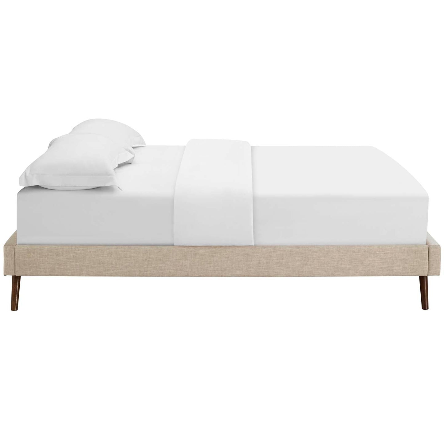Modway Loryn Full Fabric Bed Frame with Round Splayed Legs | Beds | Modishstore-8