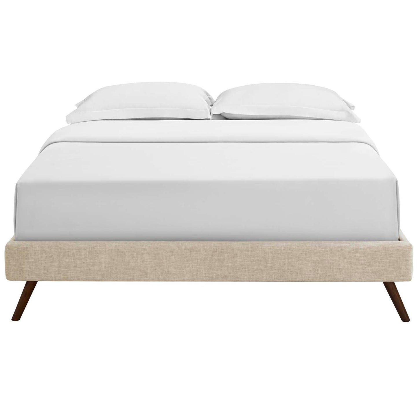 Modway Loryn Full Fabric Bed Frame with Round Splayed Legs | Beds | Modishstore-9