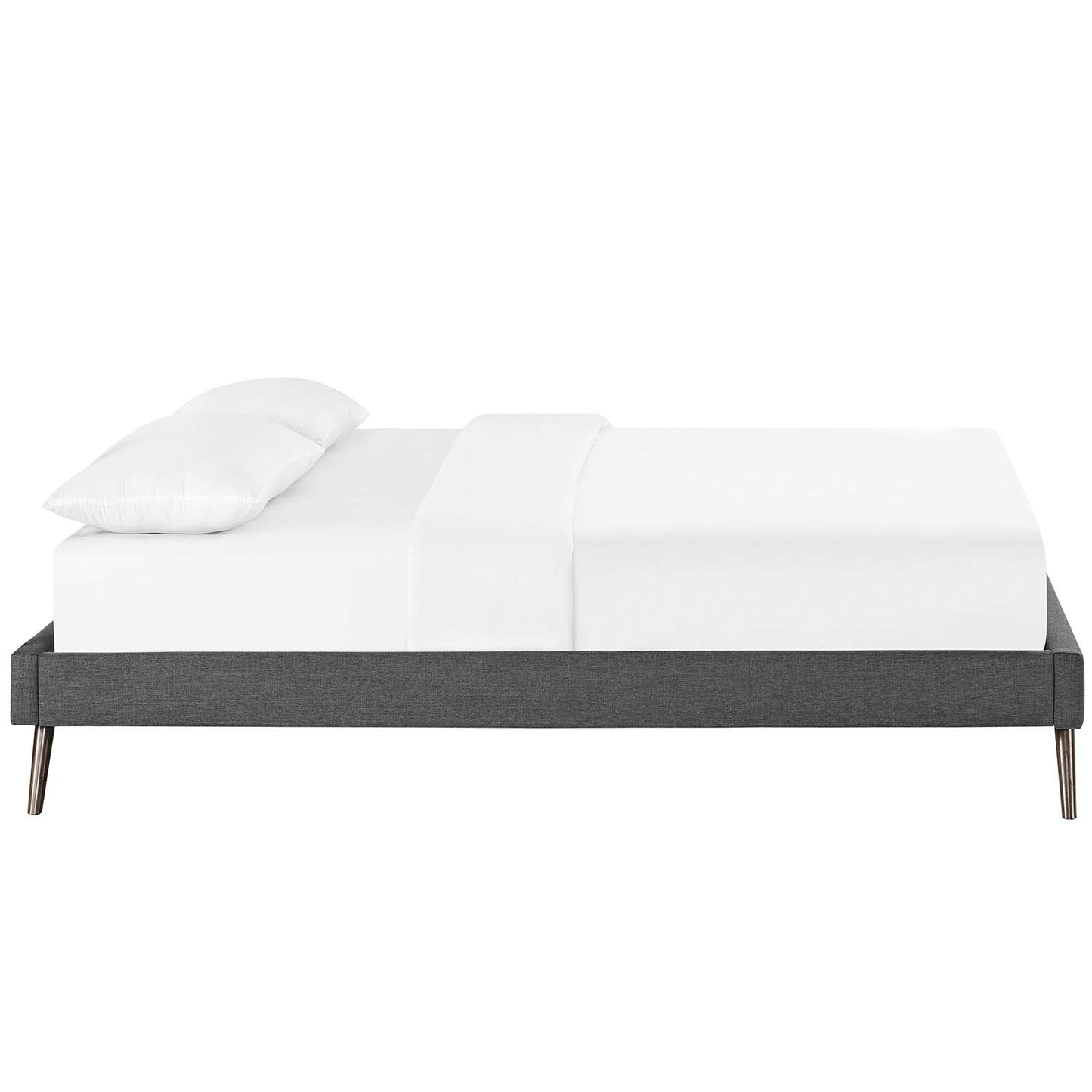Modway Loryn Full Fabric Bed Frame with Round Splayed Legs