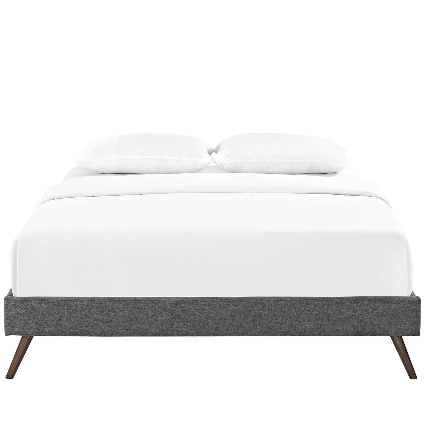 Modway Loryn Full Fabric Bed Frame with Round Splayed Legs