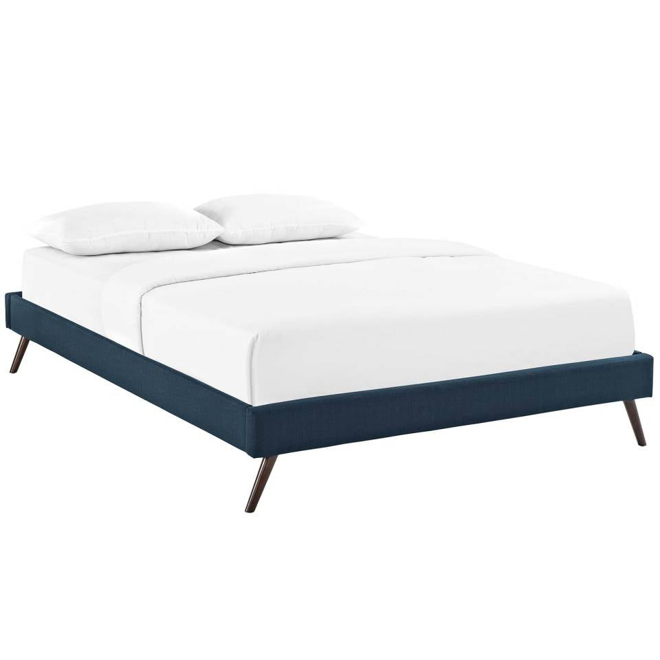 Modway Loryn Queen Fabric Bed Frame with Round Splayed Legs | Beds | Modishstore-2
