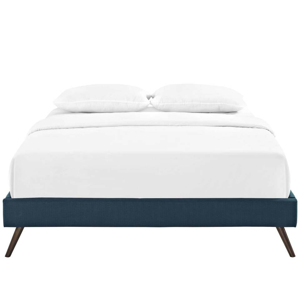 Modway Loryn Queen Fabric Bed Frame with Round Splayed Legs | Beds | Modishstore-5