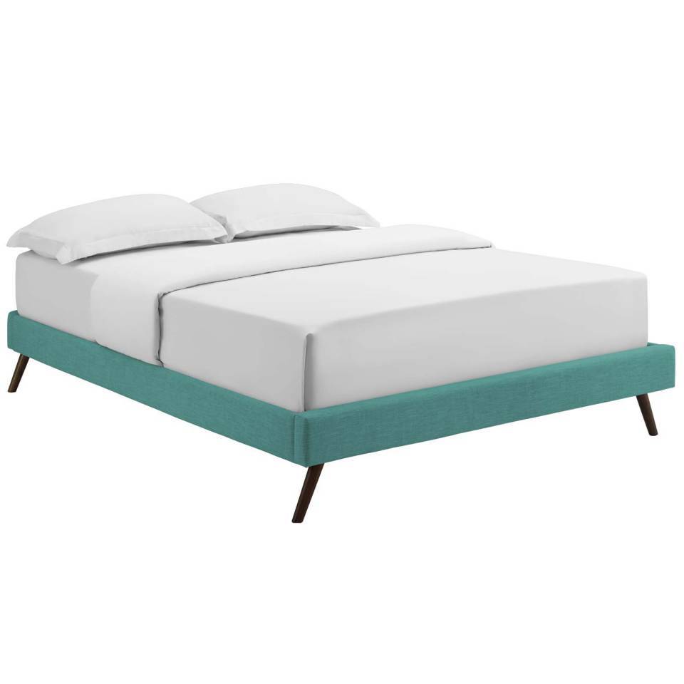 Modway Loryn Queen Fabric Bed Frame with Round Splayed Legs | Beds | Modishstore-14