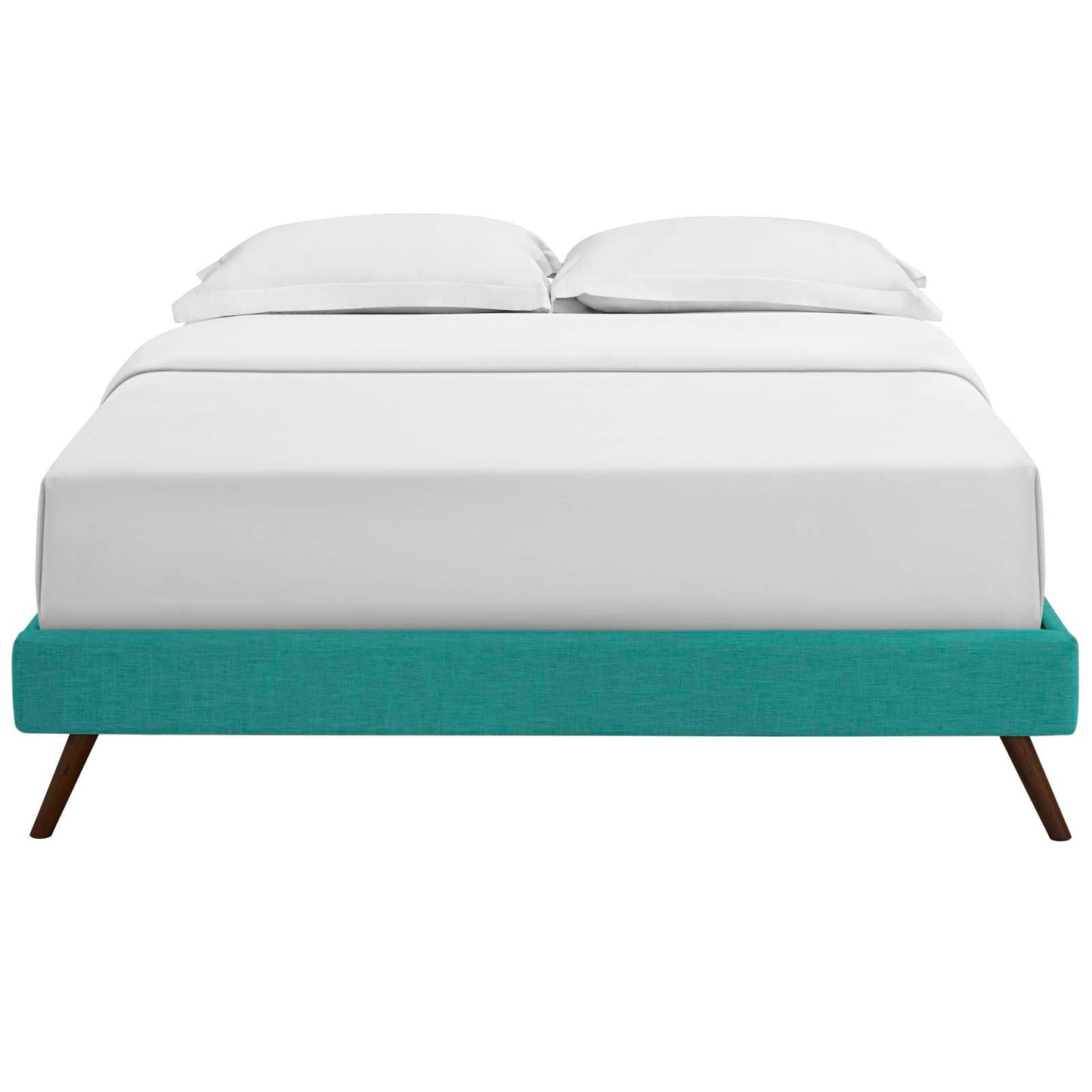 Modway Loryn Queen Fabric Bed Frame with Round Splayed Legs | Beds | Modishstore-17