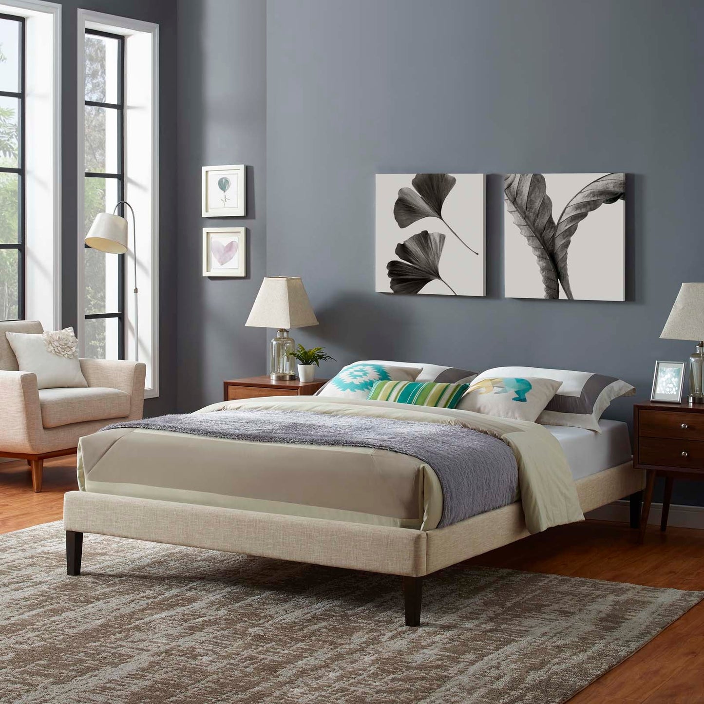 Modway Tessie Full Fabric Bed - MOD-5897