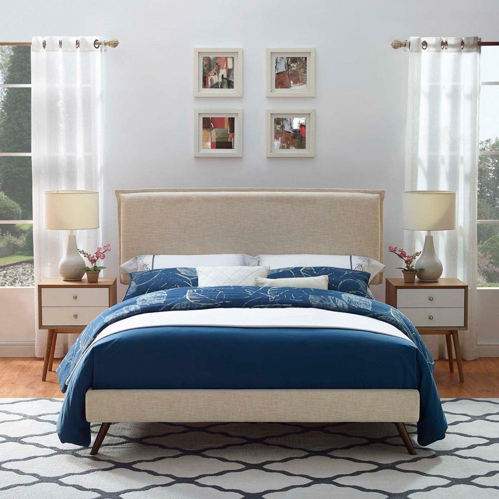 Modway Amaris Queen Fabric Platform Bed