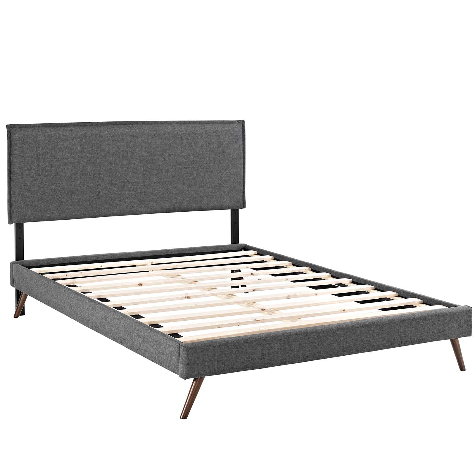 Amaris Queen Fabric Platform Bed with Round Splayed Legs By Modway - MOD-5904 | Beds - 9