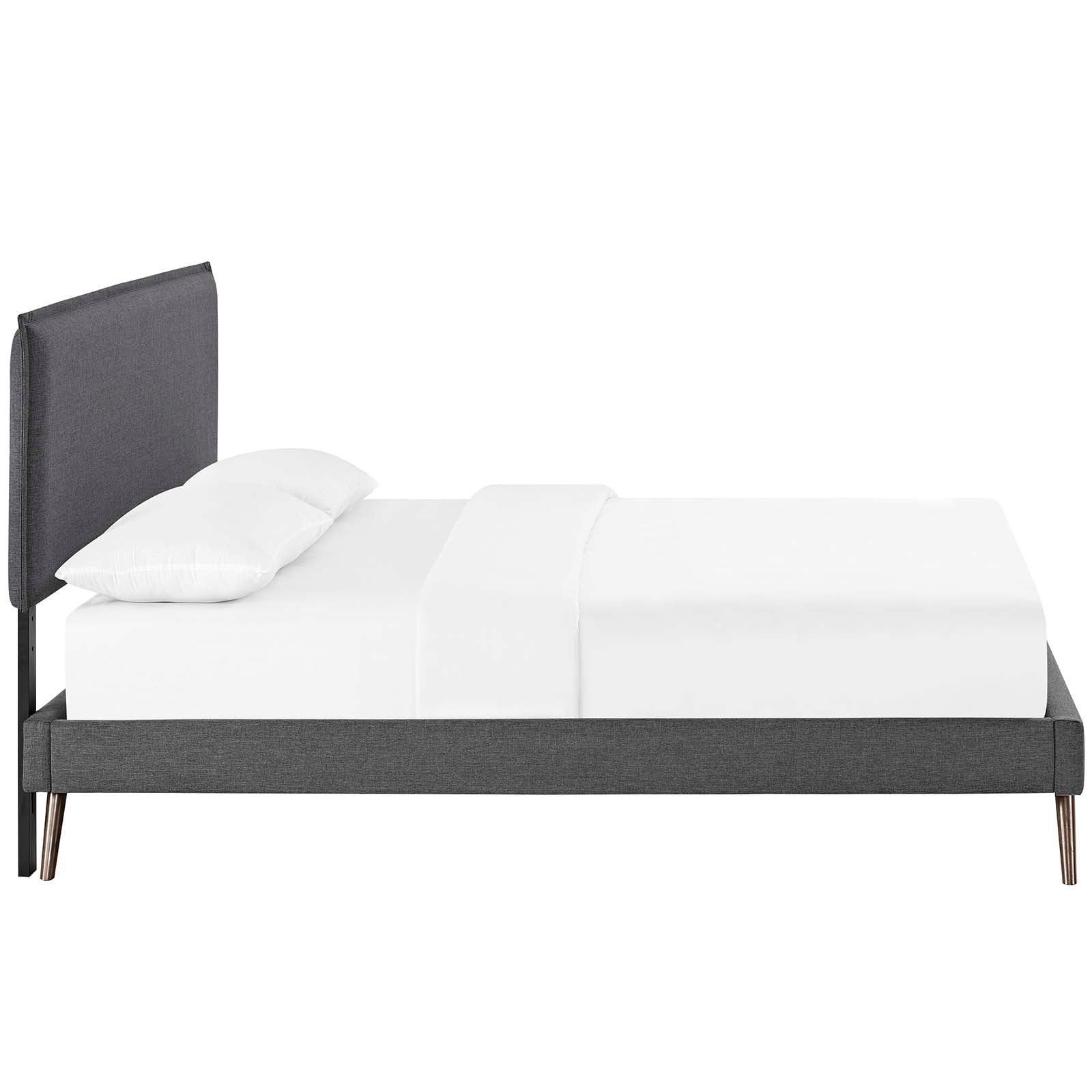 Amaris Queen Fabric Platform Bed with Round Splayed Legs By Modway - MOD-5904 | Beds - 10