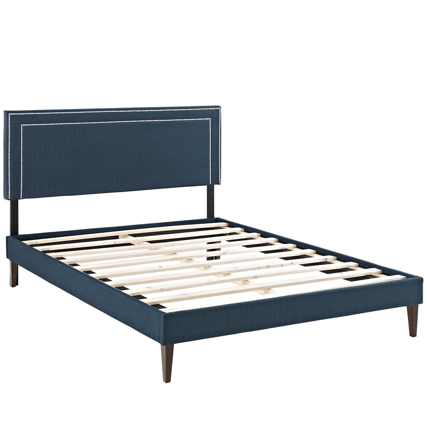 Modway Virginia Full Fabric Platform Bed with Squared Tapered Legs