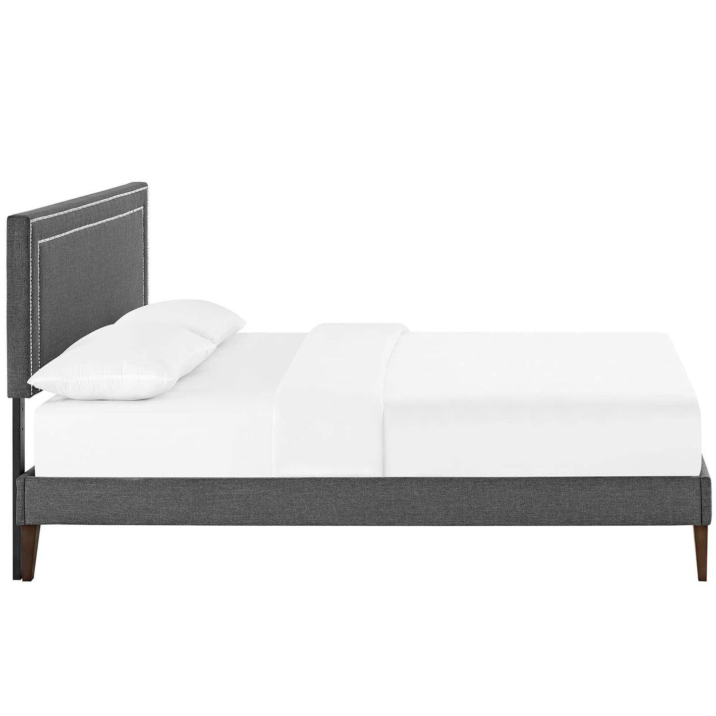 Virginia Full Fabric Platform Bed with Squared Tapered Legs By Modway - MOD-5921 | Beds | Modishstore - 4