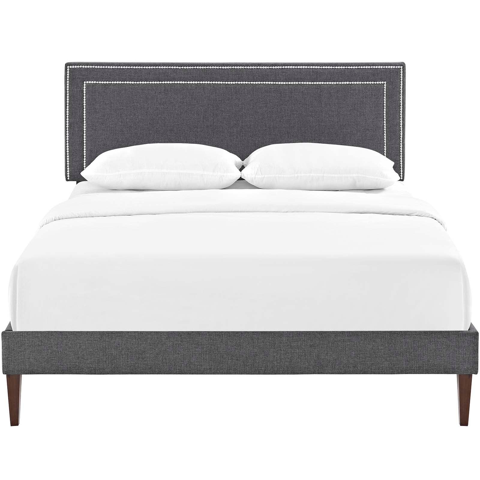 Virginia Full Fabric Platform Bed with Squared Tapered Legs By Modway - MOD-5921 | Beds | Modishstore - 5