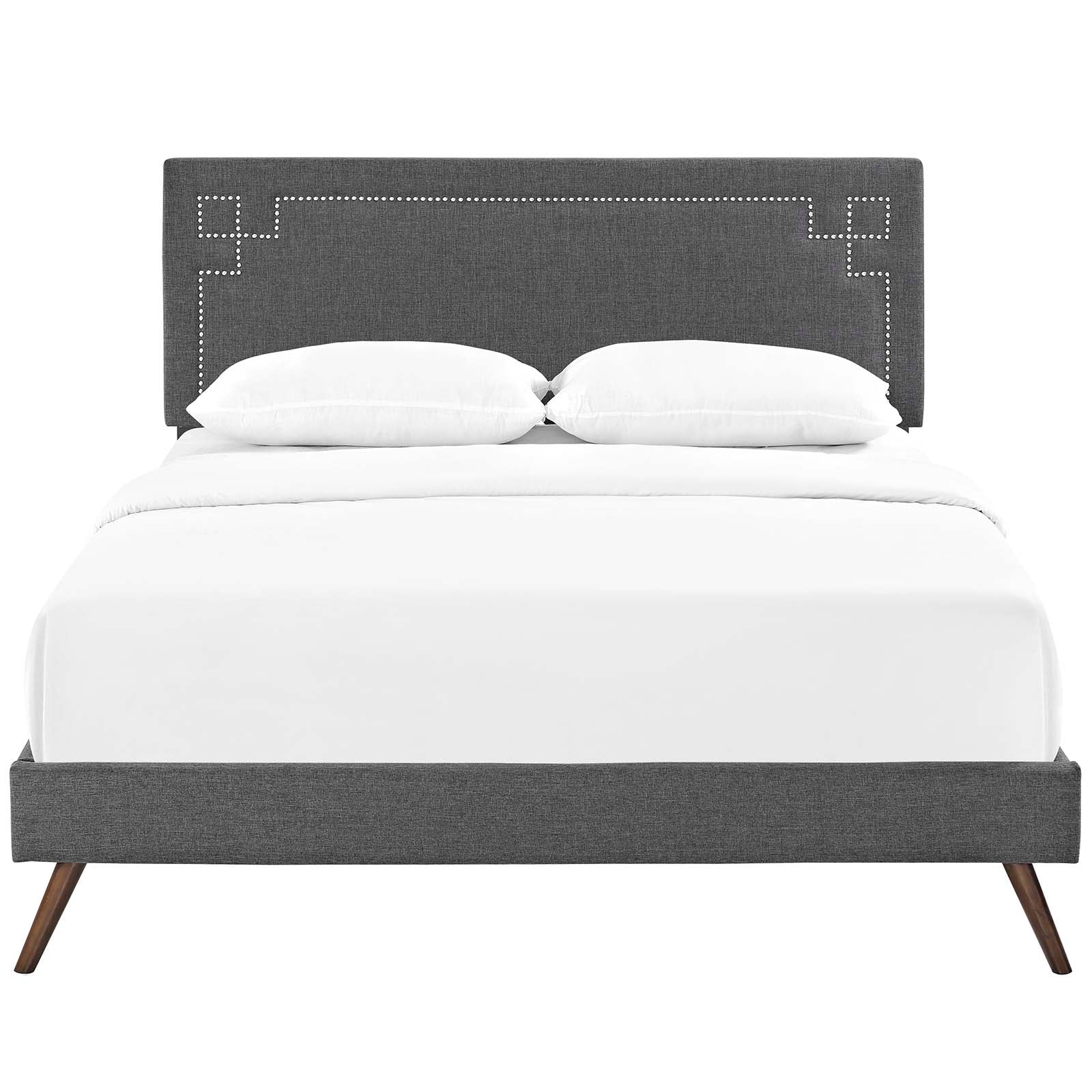 Modway Ruthie Queen Fabric Platform Bed | Beds | Modishstore-5