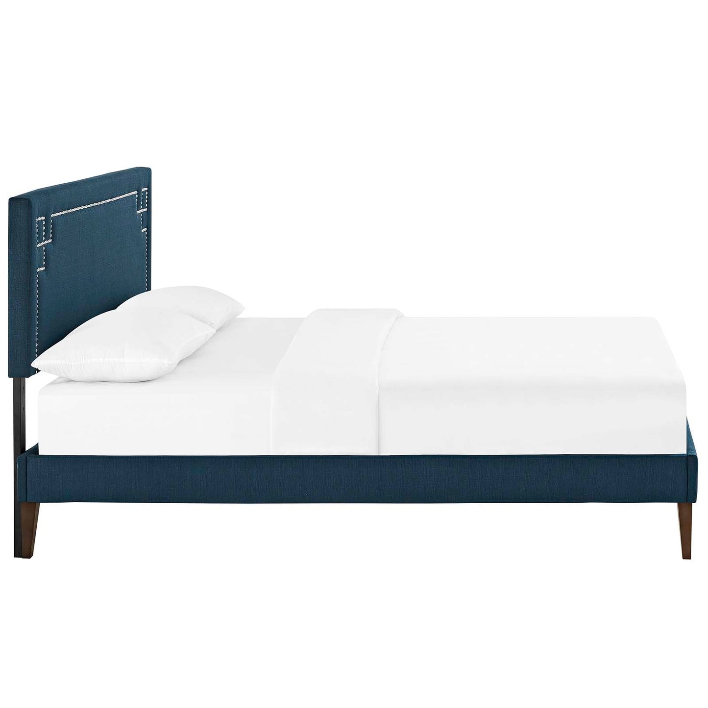 Ruthie King Fabric Platform Bed with Squared Tapered Legs By Modway - MOD-5941 | Beds | Modishstore - 4