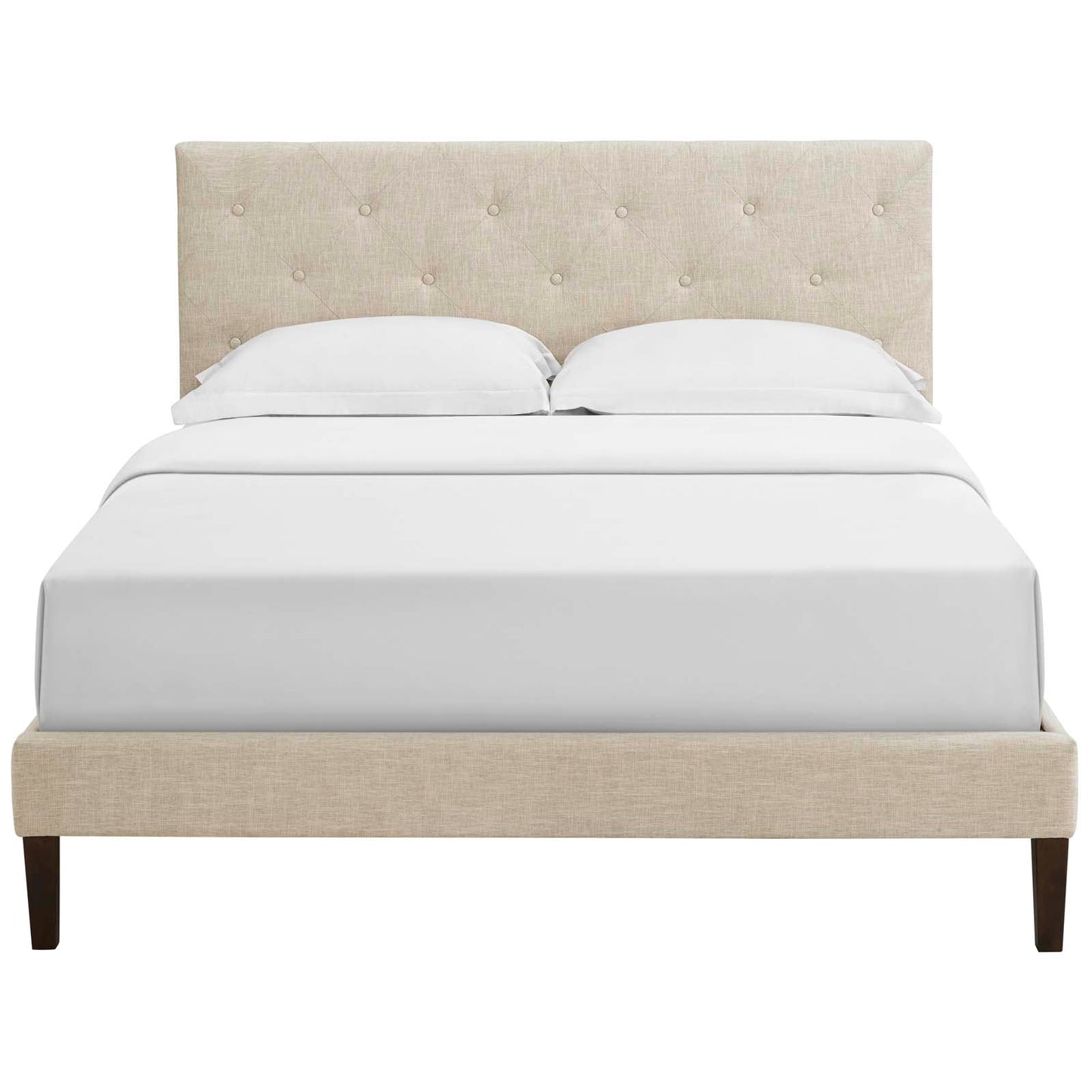 Tarah Full Fabric Platform Bed with Squared Tapered Legs By Modway - MOD-5985 | Beds | Modishstore - 5