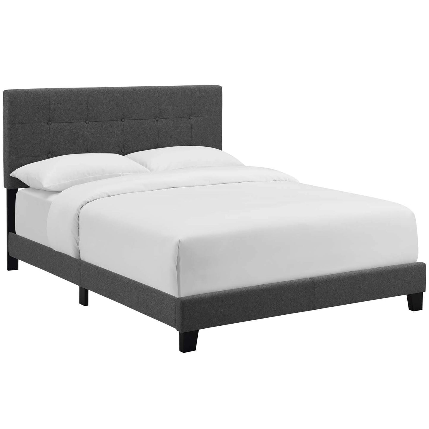 Modway Amira King Upholstered Fabric Bed