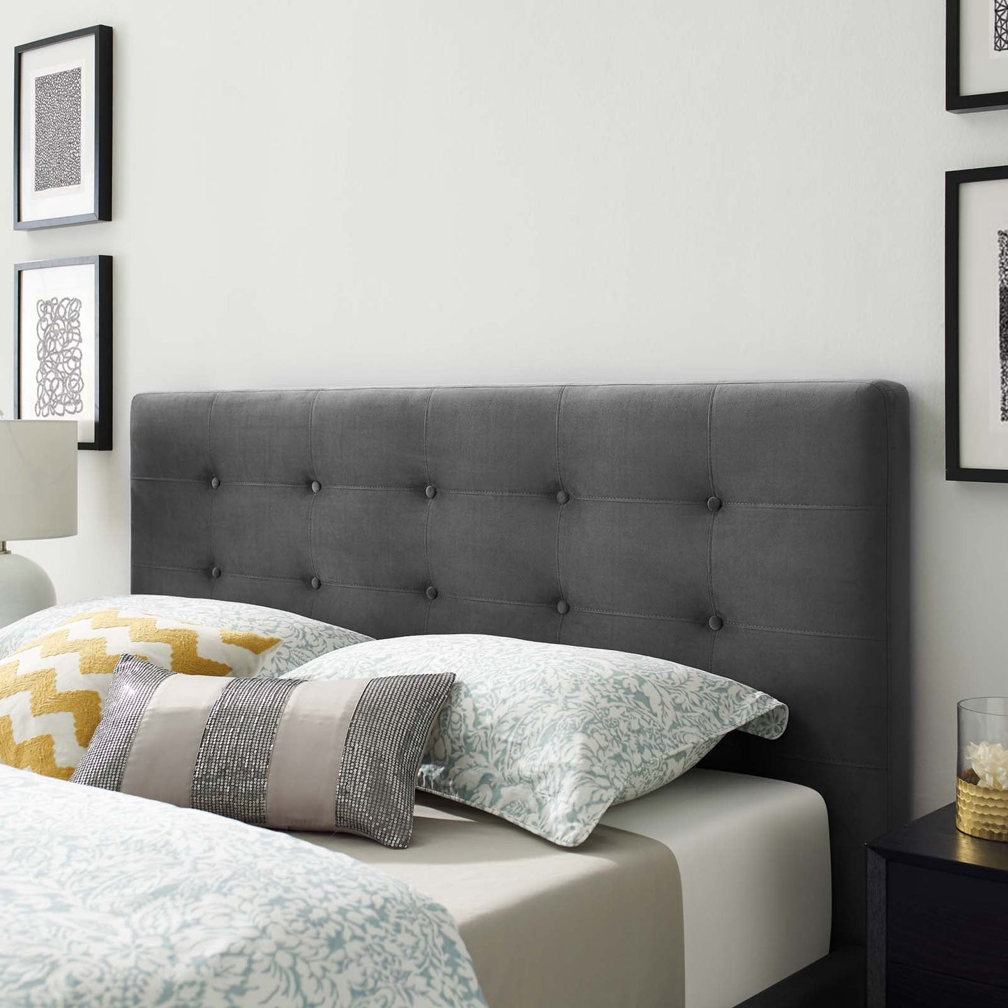 Modway McKenzie Queen Biscuit Tufted Performance Velvet Platform Bed | Beds | Modishstore-2