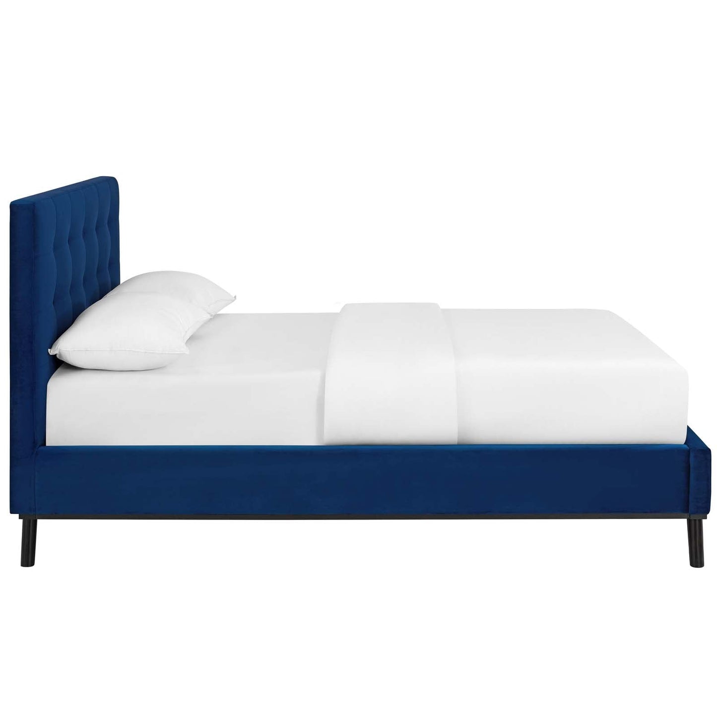 Modway McKenzie Queen Biscuit Tufted Performance Velvet Platform Bed | Beds | Modishstore-11